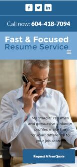 Fast and Focused Resume Service